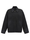 Balenciaga Black Cotton Full-Length Jacket Balenciaga