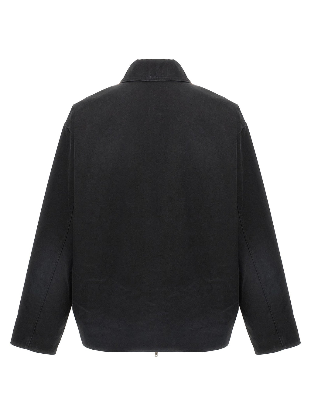 Balenciaga Black Cotton Full-Length Jacket Balenciaga