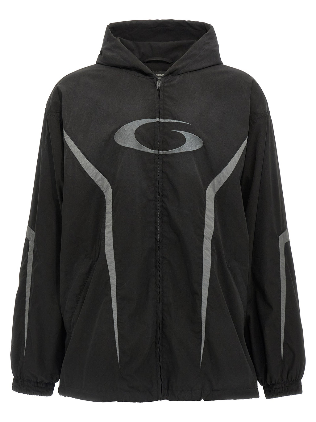 Balenciaga Black Polyester Shell Jacket Balenciaga