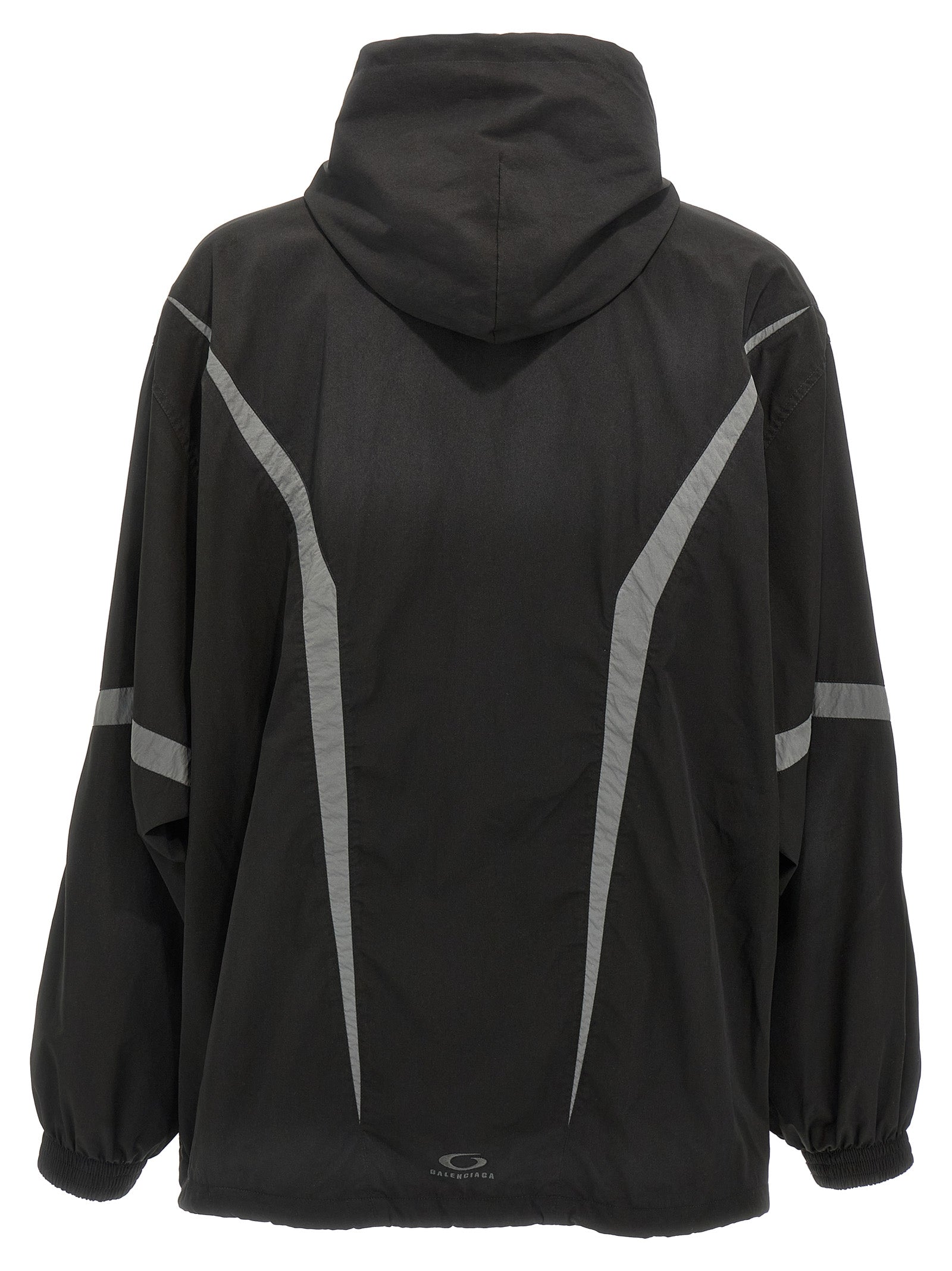 Balenciaga Black Polyester Shell Jacket Balenciaga