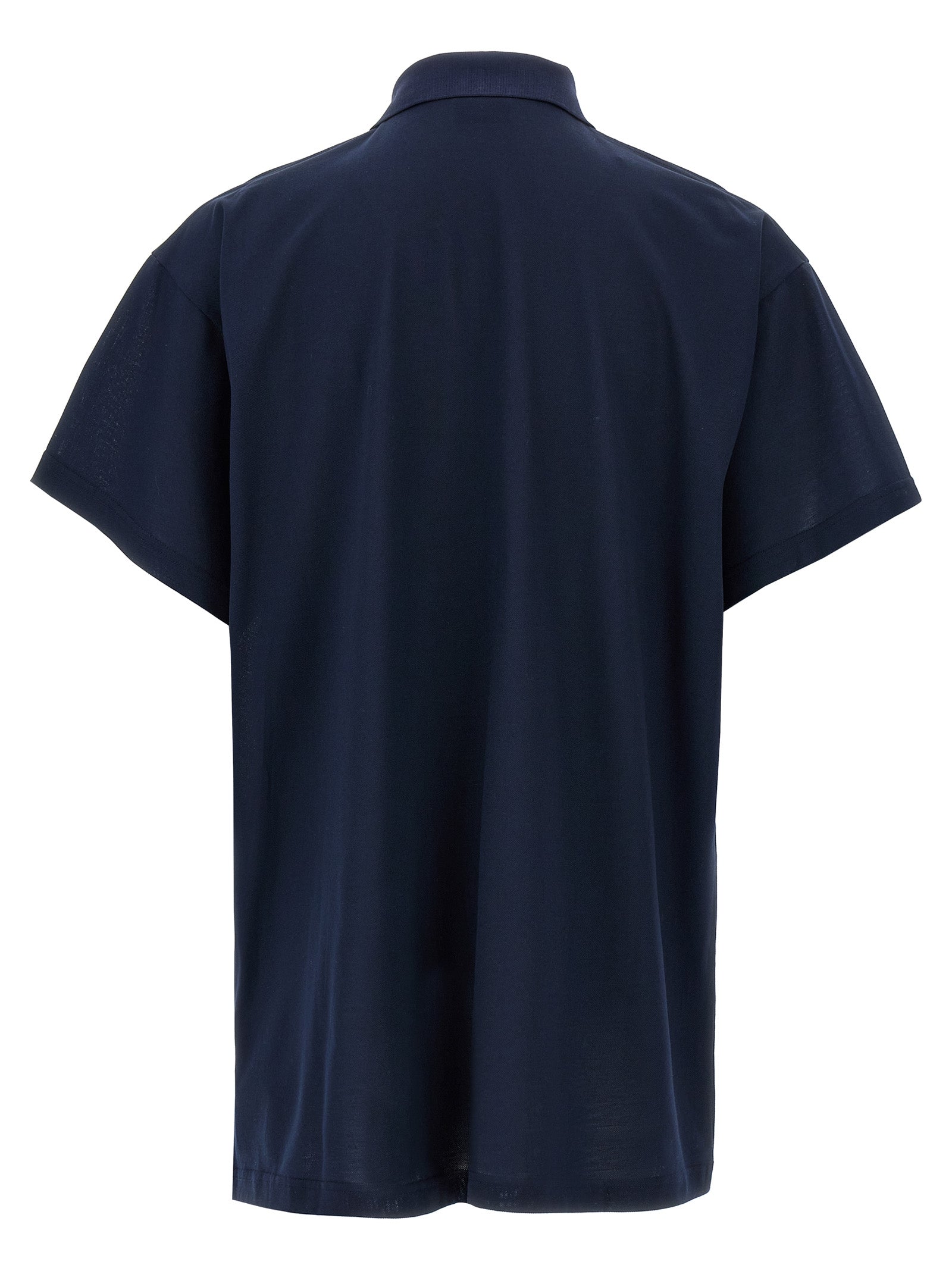 Balenciaga Blue Cotton Polo Shirt Balenciaga