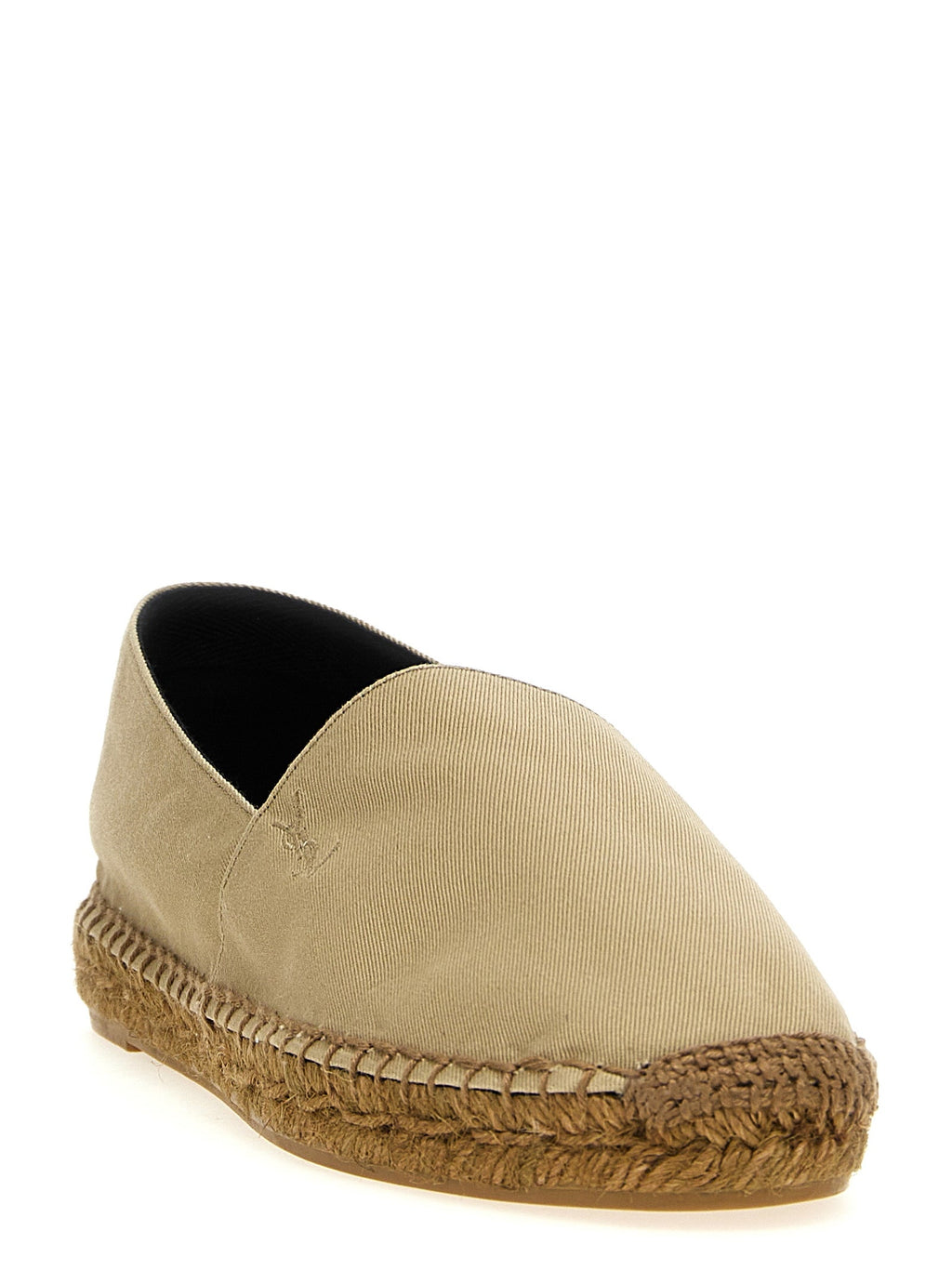 Saint Laurent Beige Cotton Espadrilles Saint Laurent