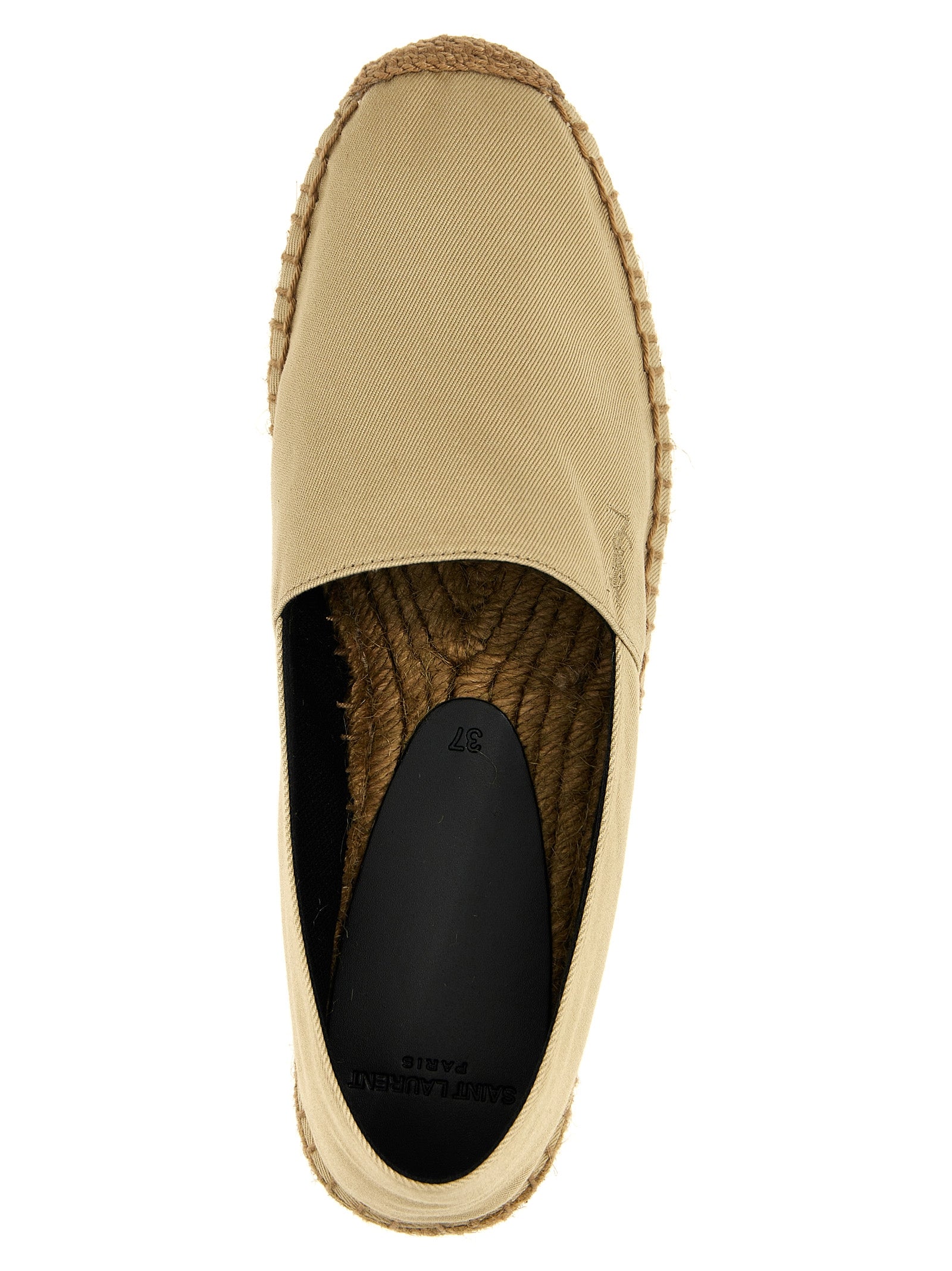 Saint Laurent Beige Cotton Espadrilles Saint Laurent