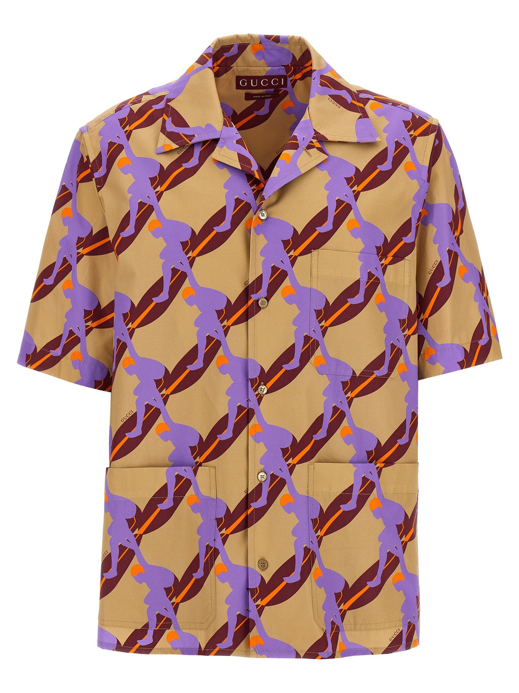 Gucci Multicolor Cotton Blouse Gucci