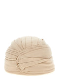 Valentino Garavani Beige Virgin Wool Hat Valentino Garavani