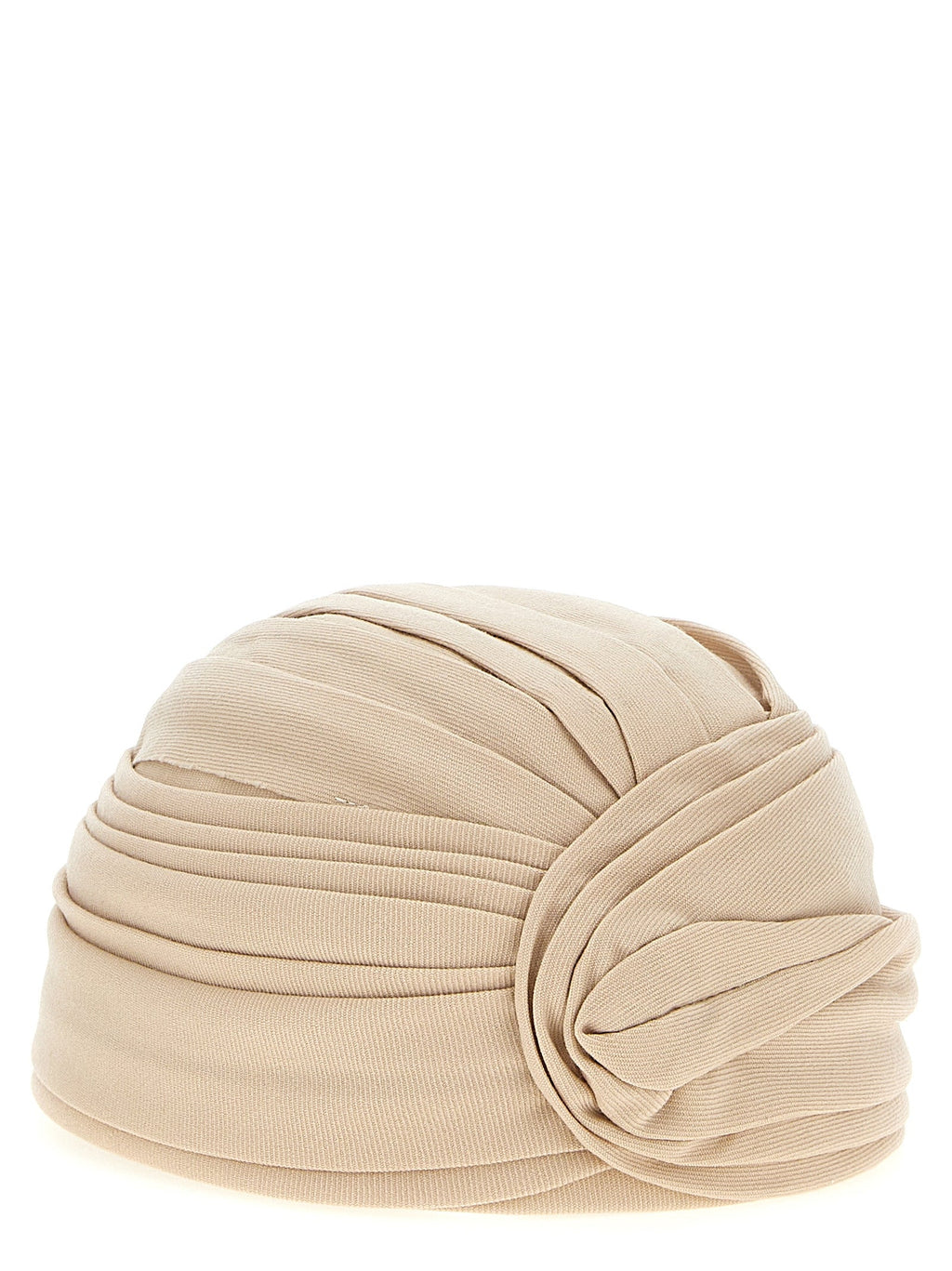 Valentino Garavani Beige Virgin Wool Hat Valentino Garavani