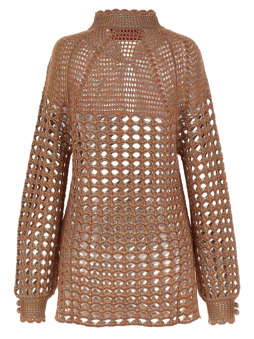 Valentino Garavani Multicolor Linen Cardigan Valentino Garavani