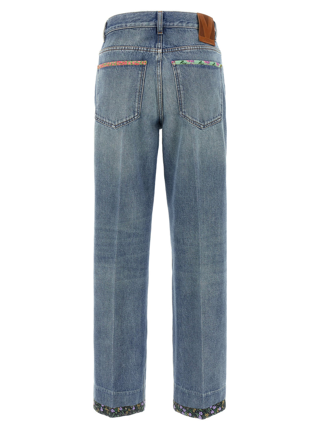 Valentino Garavani Blue Cotton Jeans Denim Valentino Garavani
