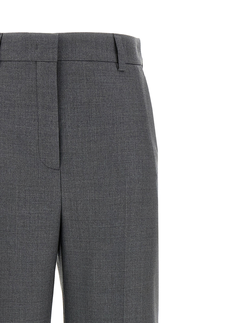 Valentino Garavani Gray Virgin Wool Dress Pants Valentino Garavani