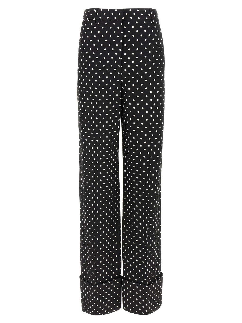 Valentino Garavani Bicolor Viscose Casual Pants Valentino Garavani