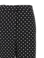 Valentino Garavani Bicolor Viscose Casual Pants Valentino Garavani