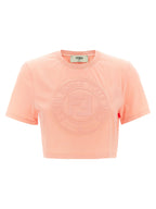 Fendi Multicolor Cotton T-Shirt Fendi