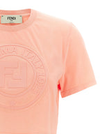 Fendi Multicolor Cotton T-Shirt Fendi
