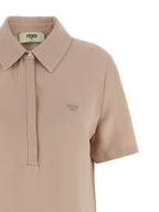 Fendi Multicolor Silk Polo Shirt Fendi