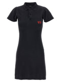 Balenciaga Black Cotton Short Dress Balenciaga