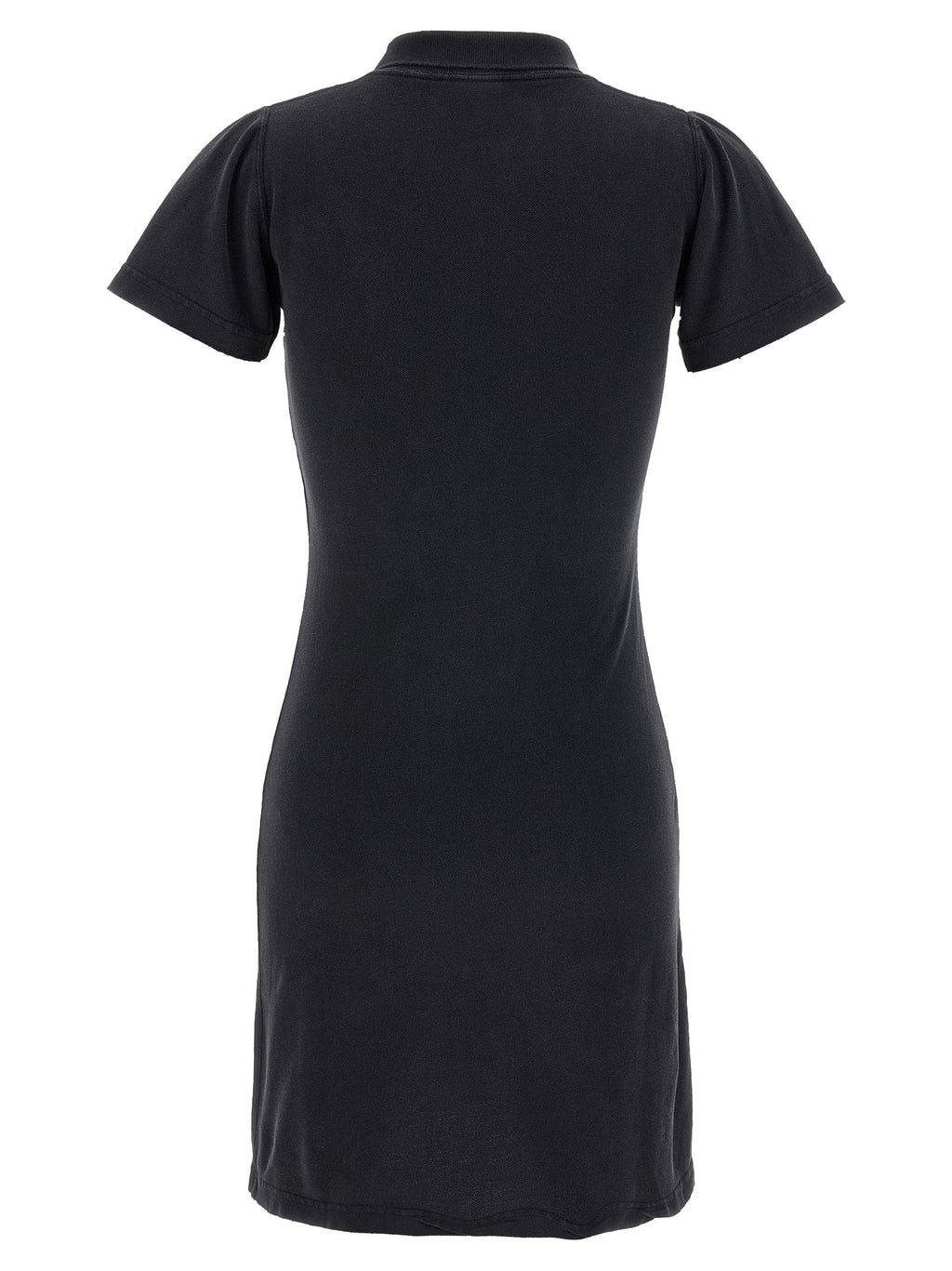 Balenciaga Black Cotton Short Dress Balenciaga