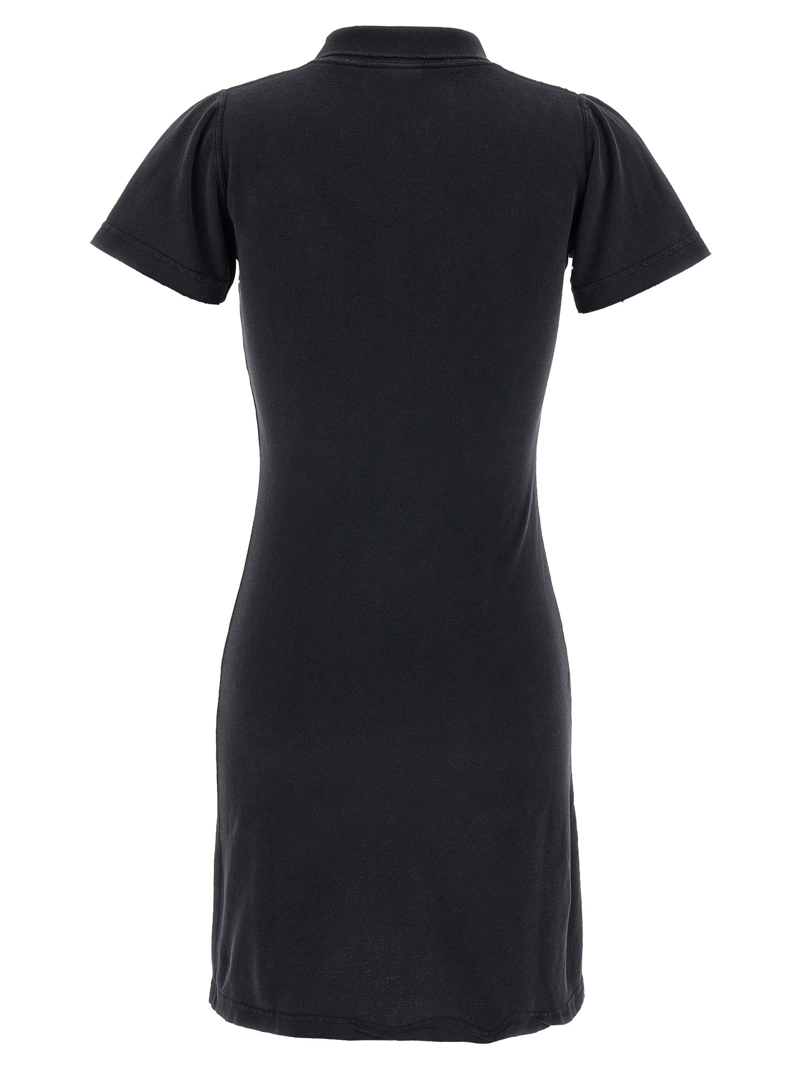 Balenciaga Black Cotton Short Dress Balenciaga