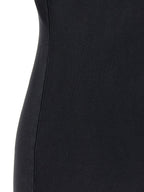 Balenciaga Black Cotton Short Dress Balenciaga