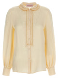 Valentino Garavani Beige Silk Blouse Valentino Garavani