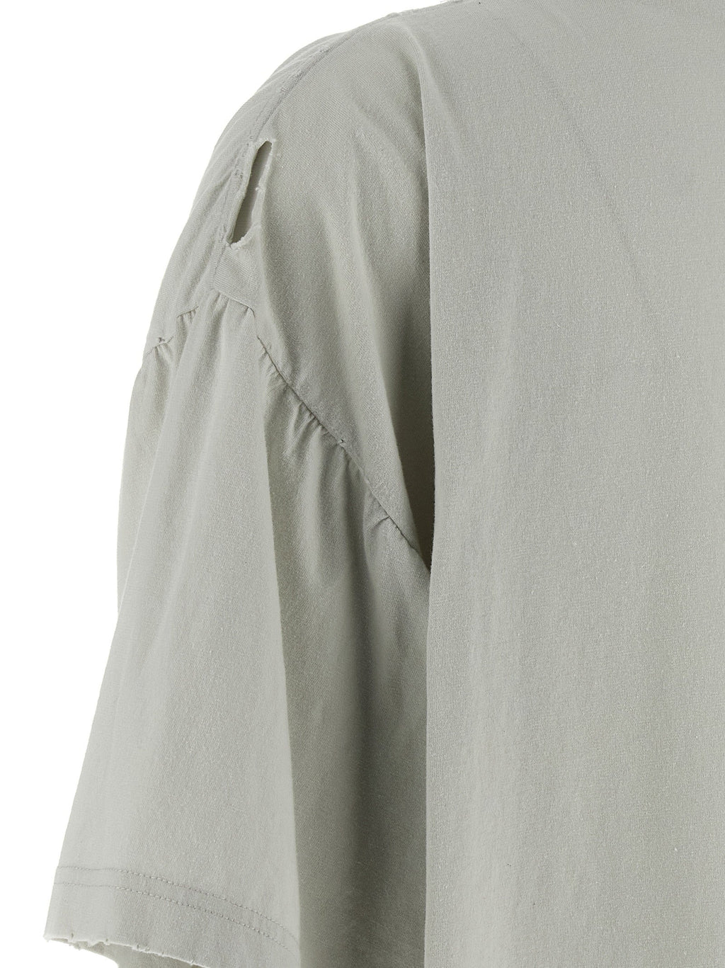 Balenciaga Gray Cotton T-Shirt Balenciaga