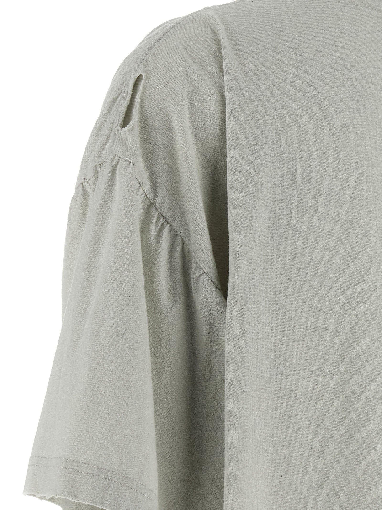 Balenciaga Gray Cotton T-Shirt Balenciaga