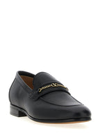Valentino Garavani Black Goatskin Slip-On Loafers Valentino Garavani