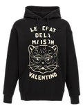 Valentino Garavani Black Cotton Sweatshirt Valentino Garavani