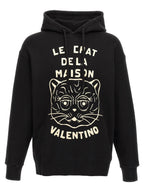 Valentino Garavani Black Cotton Sweatshirt Valentino Garavani
