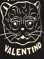 Valentino Garavani Black Cotton Sweatshirt Valentino Garavani