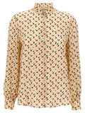 Valentino Garavani Beige Silk Blouse Valentino Garavani