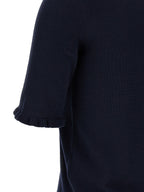 Valentino Garavani Blue Virgin Wool Sweatshirt Valentino Garavani