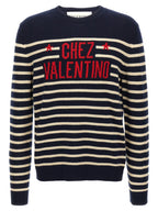 Valentino Garavani Blue Virgin Wool Cardigan Valentino Garavani