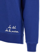 Valentino Garavani Blue Cotton Sweatshirt Valentino Garavani