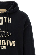 Valentino Garavani Black Cotton Sweatshirt Valentino Garavani
