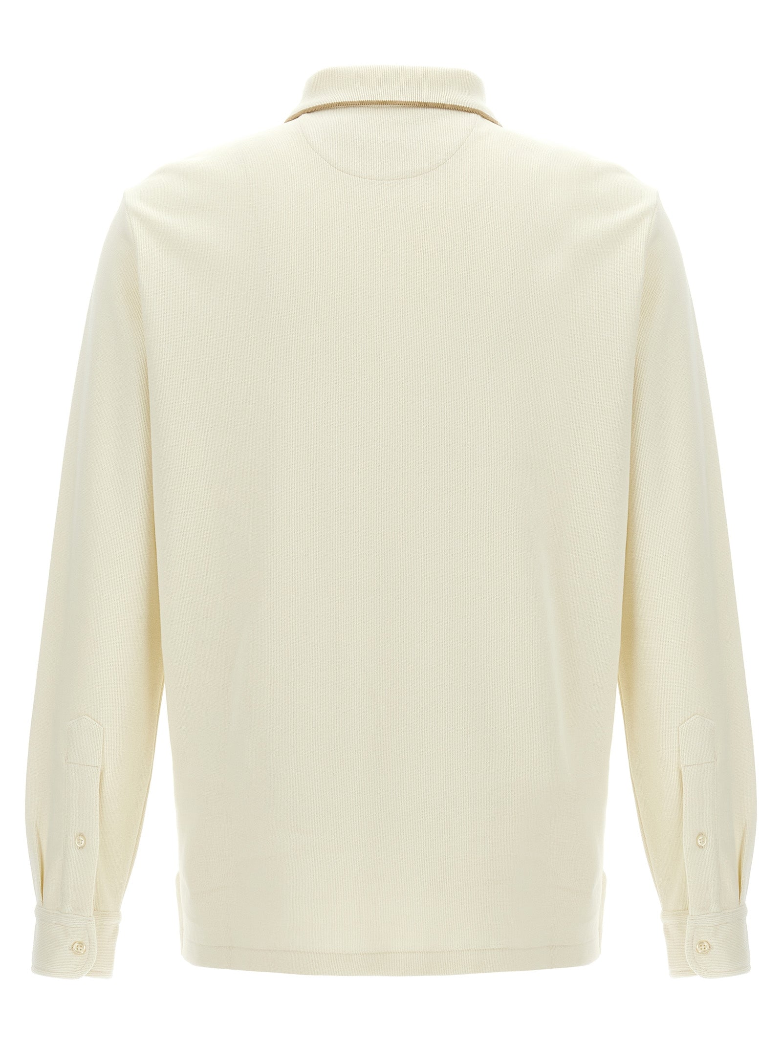 Polo Ralph Lauren Beige Cotton Polo Shirt Polo Ralph Lauren