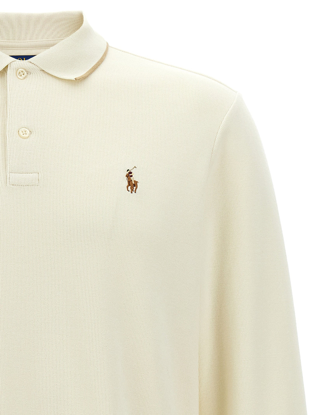 Polo Ralph Lauren Beige Cotton Polo Shirt Polo Ralph Lauren