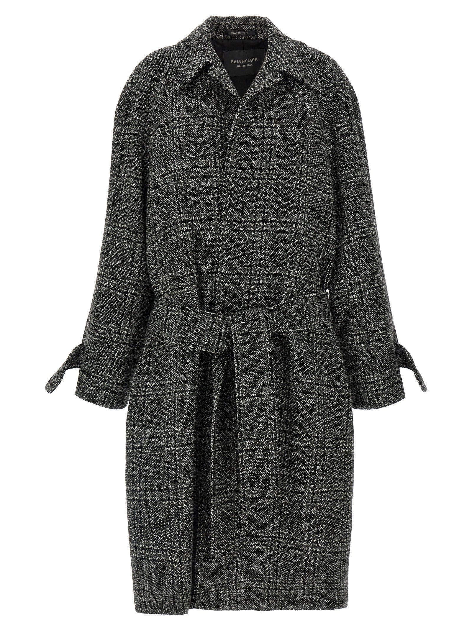 Balenciaga Black Wool Coat Balenciaga
