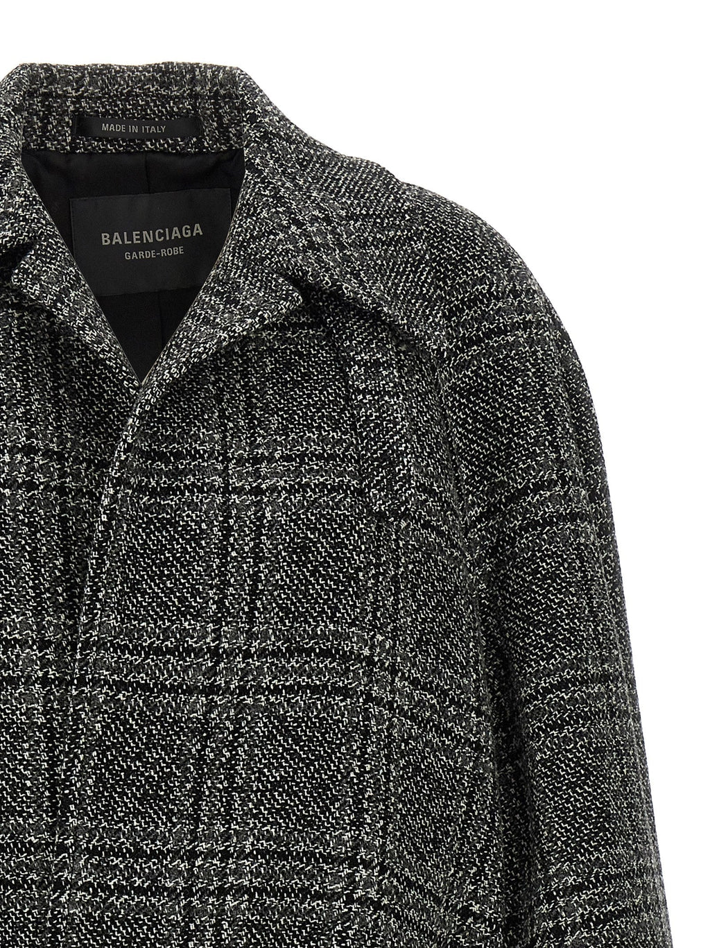 Balenciaga Black Wool Coat Balenciaga