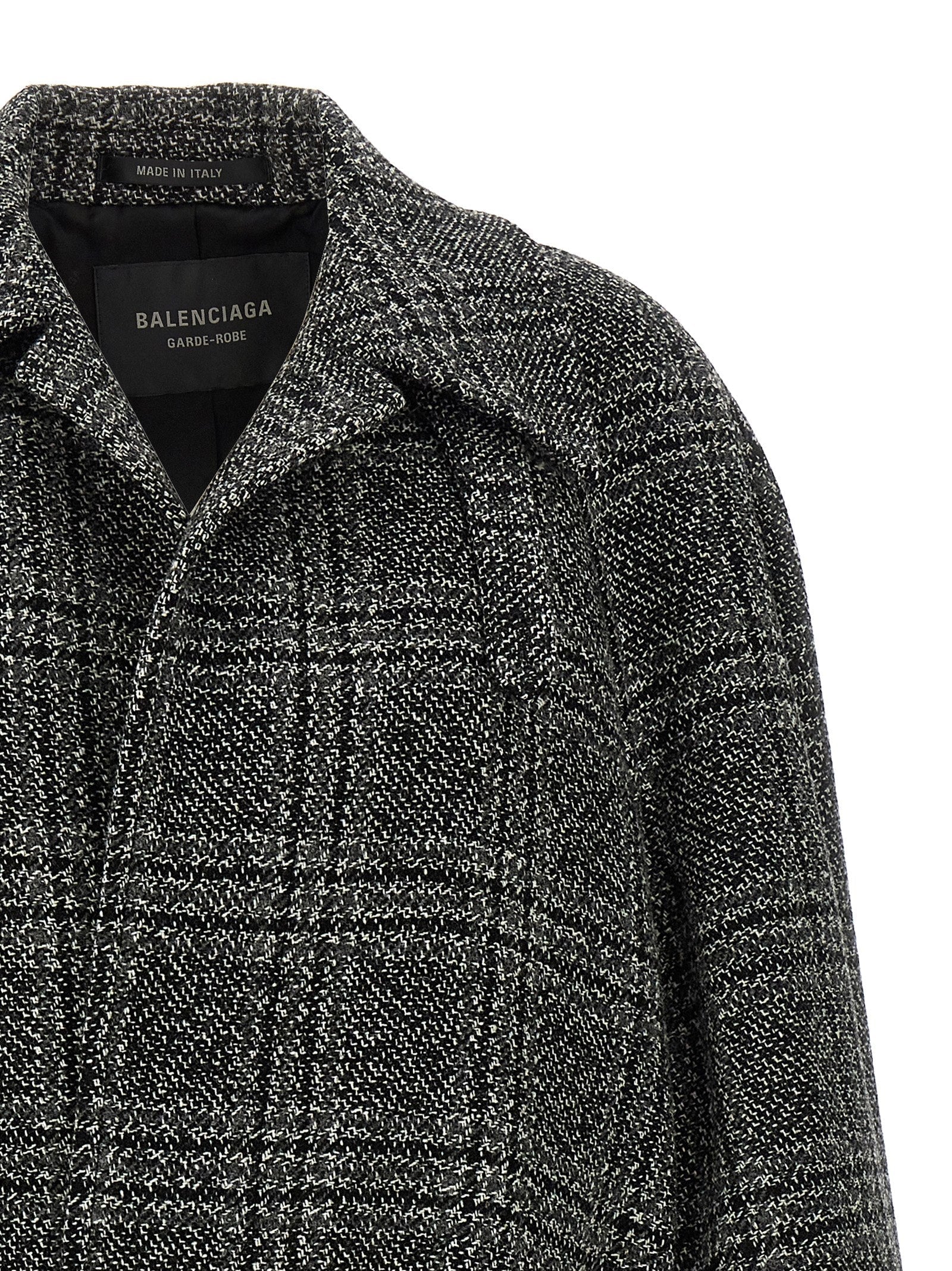 Balenciaga Black Wool Coat Balenciaga