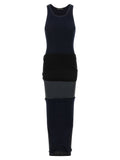 Balenciaga Black Cotton Long Dress Balenciaga