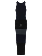 Balenciaga Black Cotton Long Dress Balenciaga