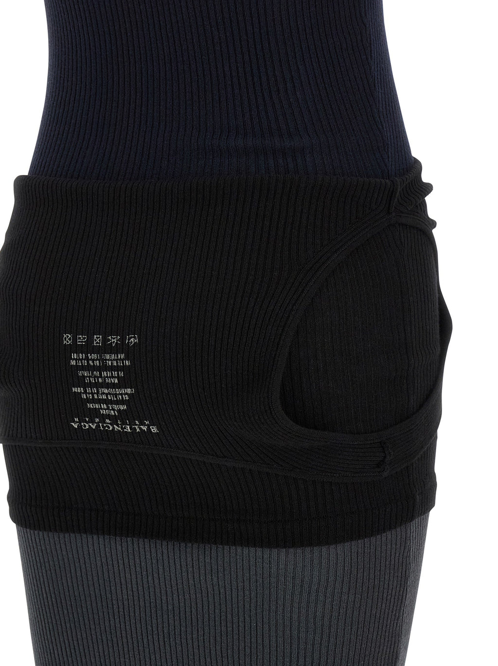 Balenciaga Black Cotton Long Dress Balenciaga
