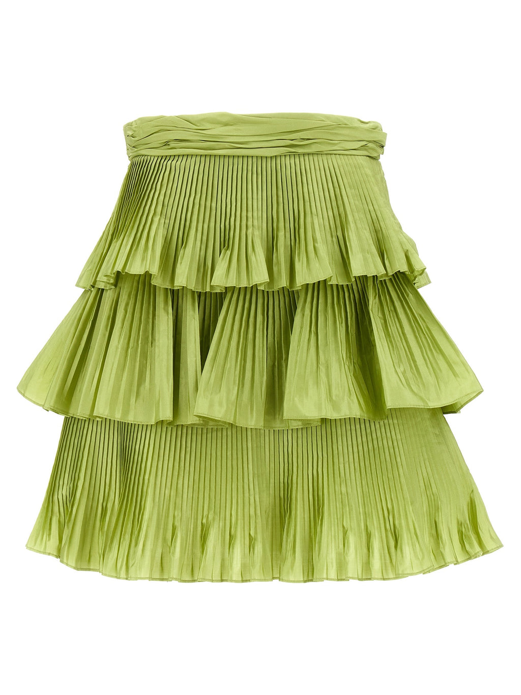 Valentino Garavani Bicolor Silk Long Skirt Valentino Garavani
