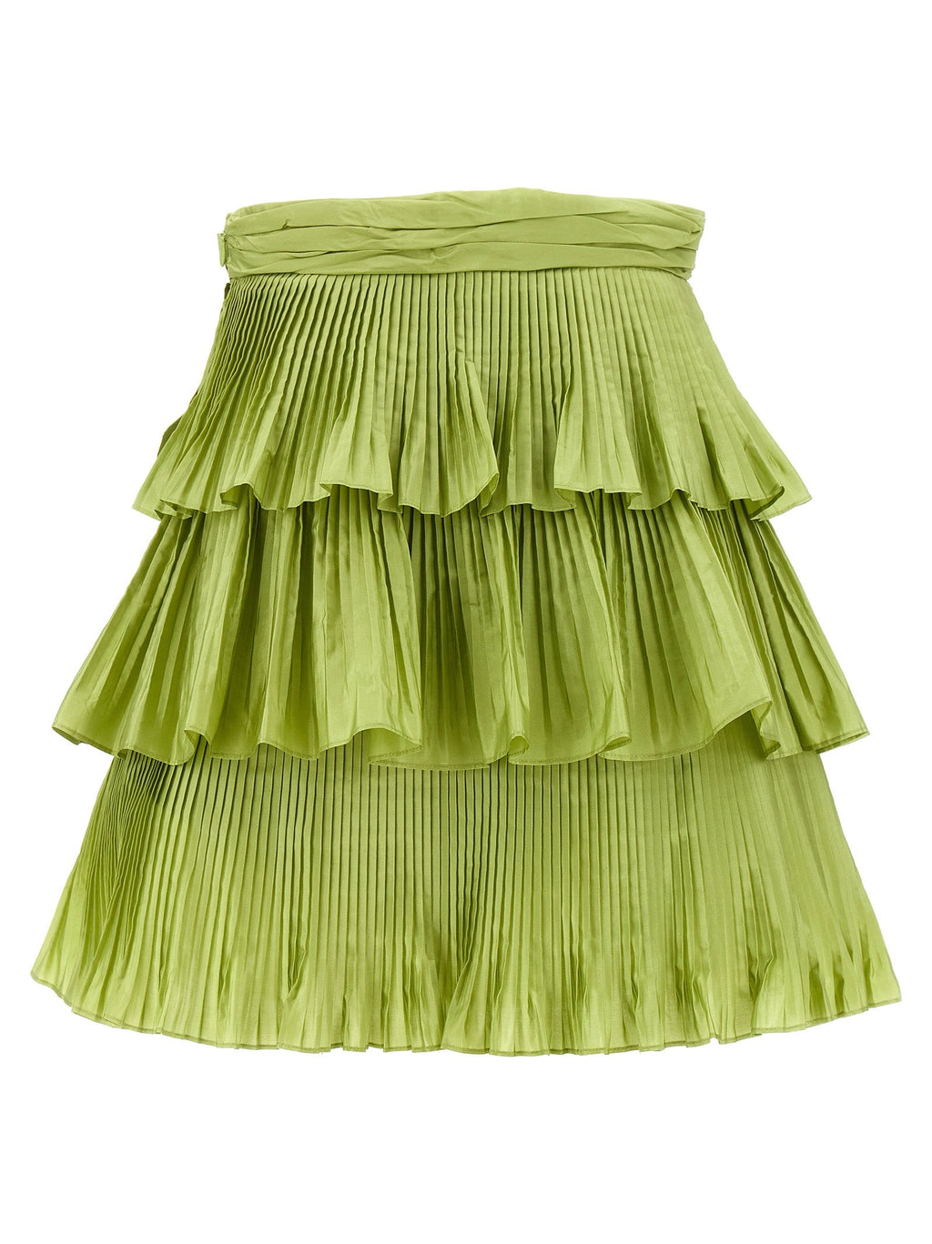 Valentino Garavani Bicolor Silk Long Skirt Valentino Garavani