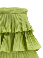 Valentino Garavani Bicolor Silk Long Skirt Valentino Garavani