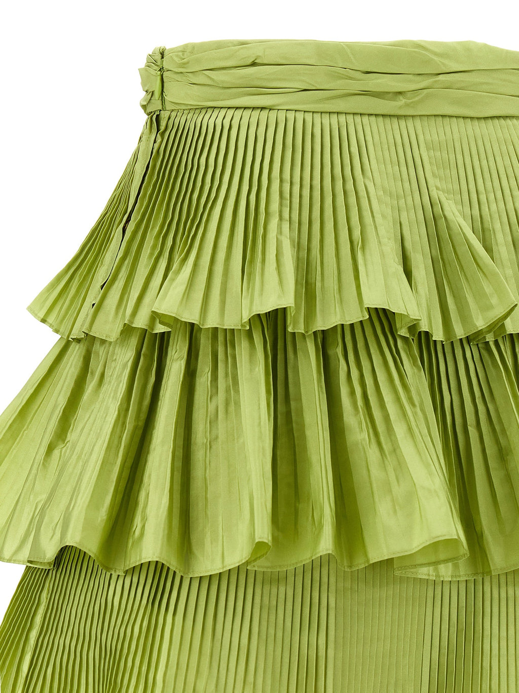 Valentino Garavani Bicolor Silk Long Skirt Valentino Garavani