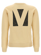 Valentino Garavani Beige Cotton Sweatshirt Valentino Garavani