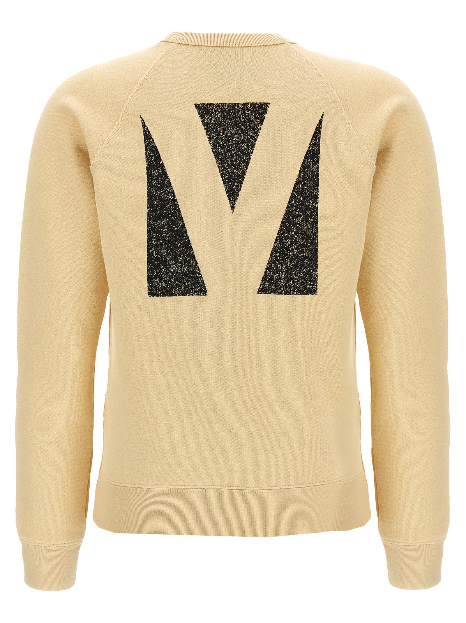Valentino Garavani Beige Cotton Sweatshirt Valentino Garavani