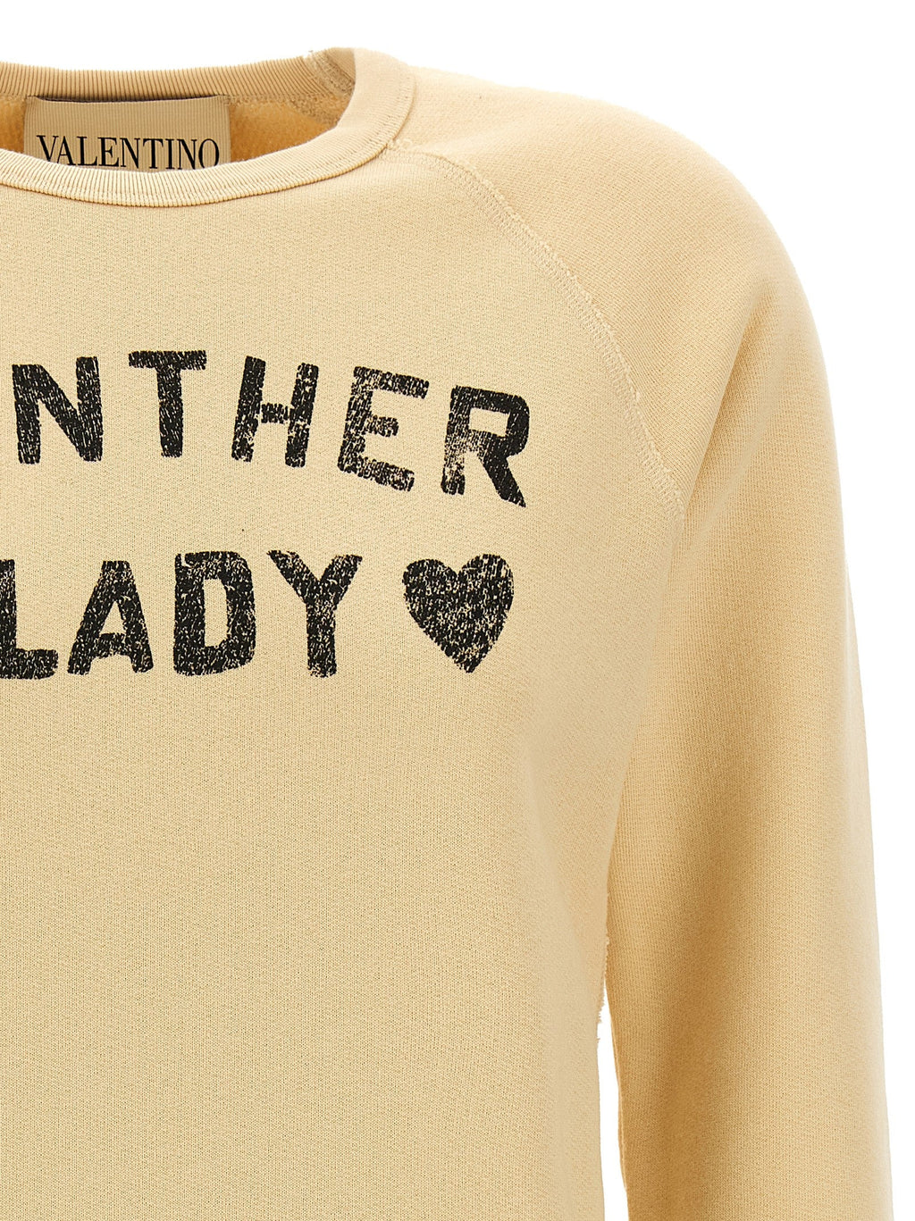 Valentino Garavani Beige Cotton Sweatshirt Valentino Garavani