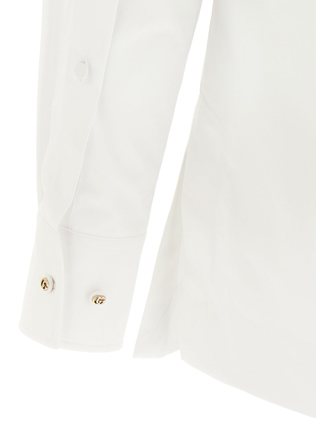 Gucci White Cotton Blouse Gucci